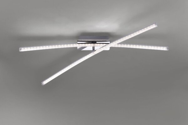 Leuchten Direkt 11292-17 - LED Přisazený lustr SIMON 2xLED/8W/230V lesklý chrom