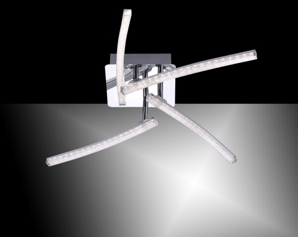 Leuchten Direkt 11291-17 - LED Přisazený lustr SIMON 4xLED/3W/230V lesklý chrom