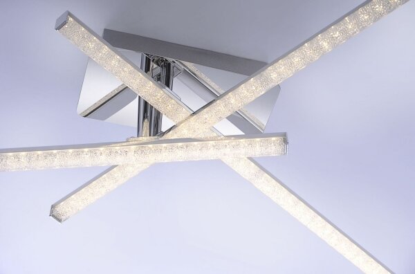 Leuchten Direkt 11293-17 - LED Přisazený lustr SIMON 3xLED/5W/230V lesklý chrom