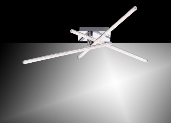 Leuchten Direkt 11293-17 - LED Přisazený lustr SIMON 3xLED/5W/230V lesklý chrom