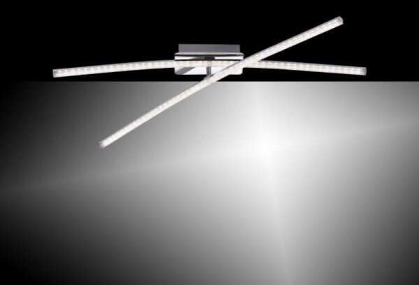 Leuchten Direkt 11292-17 - LED Přisazený lustr SIMON 2xLED/8W/230V lesklý chrom