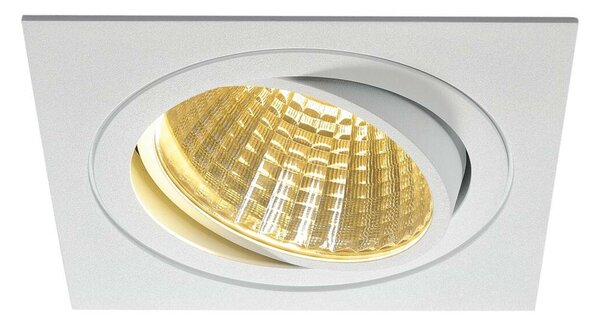 SLV BIG WHITE SADA NEW TRIA 1, vestavné svítidlo, jedna žárovka, LED, 2700K, hranaté, bílé, 30°, 29 W