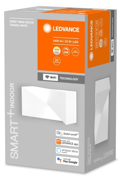 Ledvance - LED Stmívatelné nástěnné svítidlo SMART+ SWAN LED/23W/230V Wi-Fi