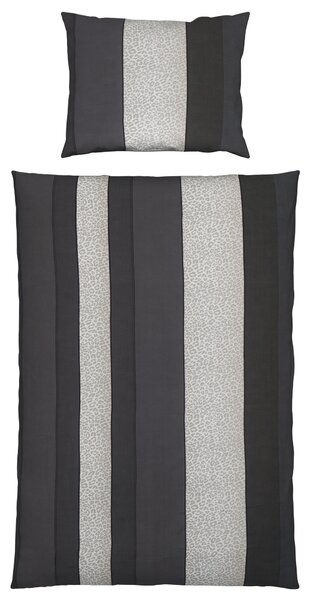 POVLEČENÍ, satén, antracitová, 140/200 cm Dieter Knoll - Povlečení