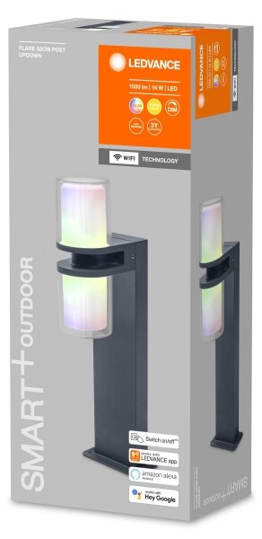 Ledvance - LED RGBW Stmívatelná venkovní lampa CASCADE 2xLED/7W/230V IP44 Wi-Fi