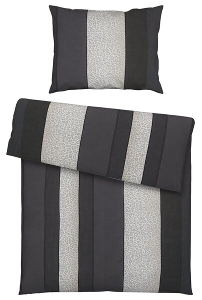 POVLEČENÍ, satén, antracitová, 140/200 cm Dieter Knoll - Povlečení