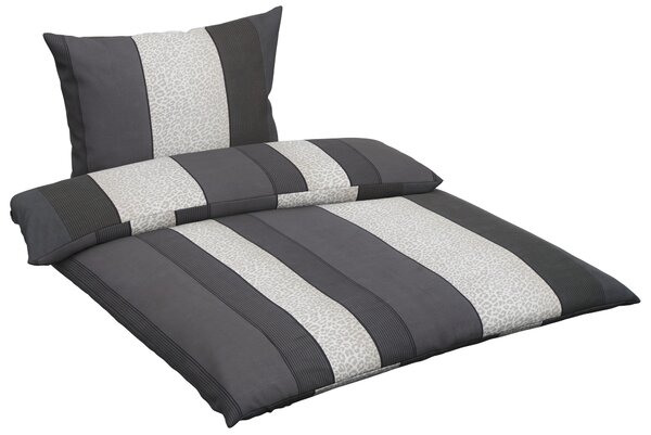 POVLEČENÍ, satén, antracitová, 140/200 cm Dieter Knoll - Povlečení