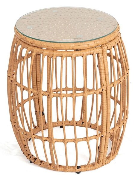 Kulatý zahradní odkládací stolek z umělého ratanu ø 47 cm Vistdal - Bonami Essentials