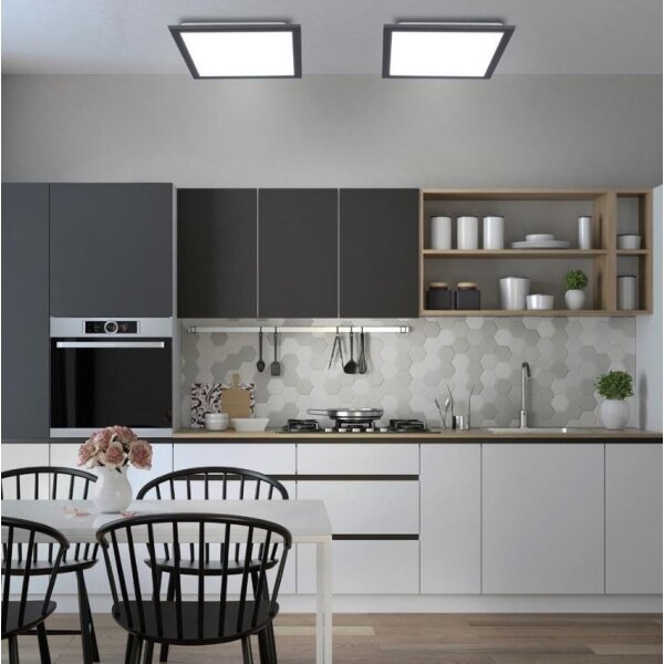 Leuchten Direkt 14755-18- LED Stmívatelné stropní svítidlo FLAT LED/28W/230V +DO