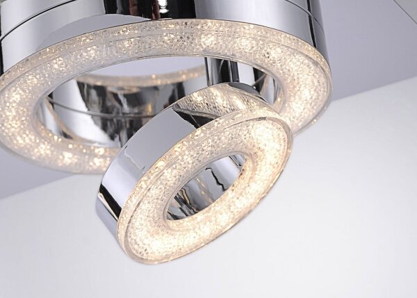 Leuchten Direkt 14521-17 - LED Stropní svítidlo TIM 2xLED/2,8W/230V + 2xLED/3,1W