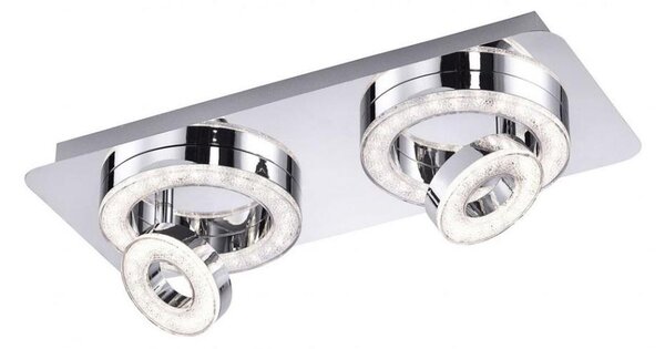 Leuchten Direkt 14521-17 - LED Stropní svítidlo TIM 2xLED/2,8W/230V + 2xLED/3,1W