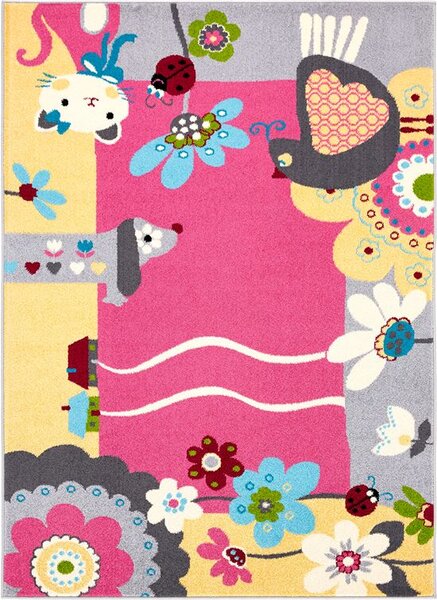 Dětský koberec Agnella Funky - Top Imi ciklamen Rozměr: 80x120 cm