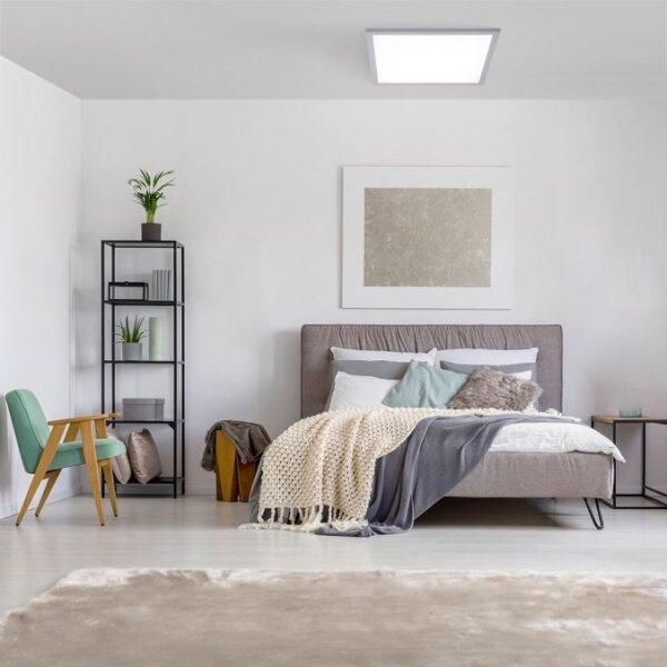 Leuchten Direkt 14754-21- LED Stmívatelné stropní svítidlo FLAT LED/20W/230V +DO