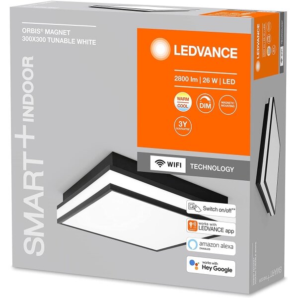 Ledvance - LED Stmívatelné stropní svítidlo SMART+ MAGNET LED/26W/230V Wi-Fi