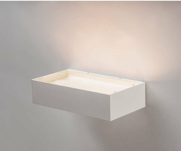 BIG WHITE SLV SHELL 30 nástěnné svítidlo, LED, 3000K, bílé 1000423