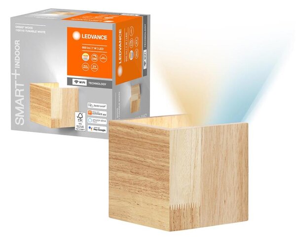 Ledvance - LED Stmívatelné nástěnné svítidlo SMART+ WOOD LED/7W/230V Wi-Fi