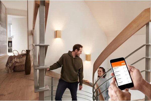 Ledvance - LED Stmívatelné nástěnné svítidlo SMART+ WOOD LED/12W/230V Wi-Fi