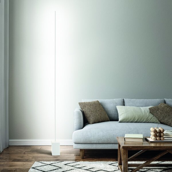 Ideal lux 367163 LED stojací lampa ESSENCE | 24W integrovaný LED zdroj | 1500lm | 3000K | s vypínačem | s vypínačem | bílá