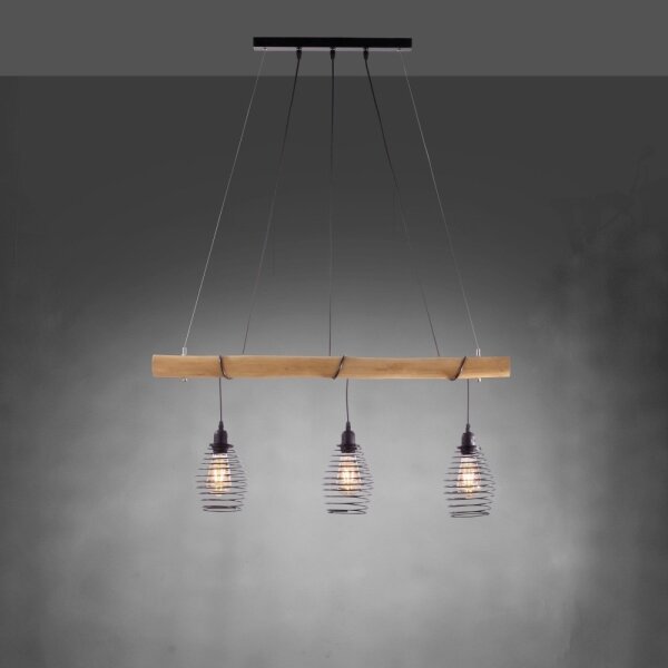 Leuchten Direkt 15526-79 - Lustr na lanku SPRING 3xE27/40W/230V