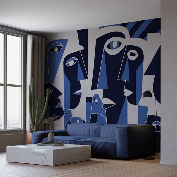 Fototapety Tváře v africkém stylu, Fototapety geometrie, w05446v1 : uwalls.cz
