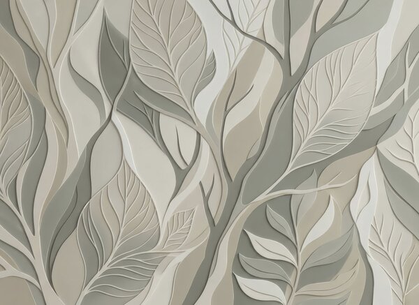 Fototapety Proplétající se listy, Fototapety příroda, Fototapety listy, w05448 : uwalls.cz