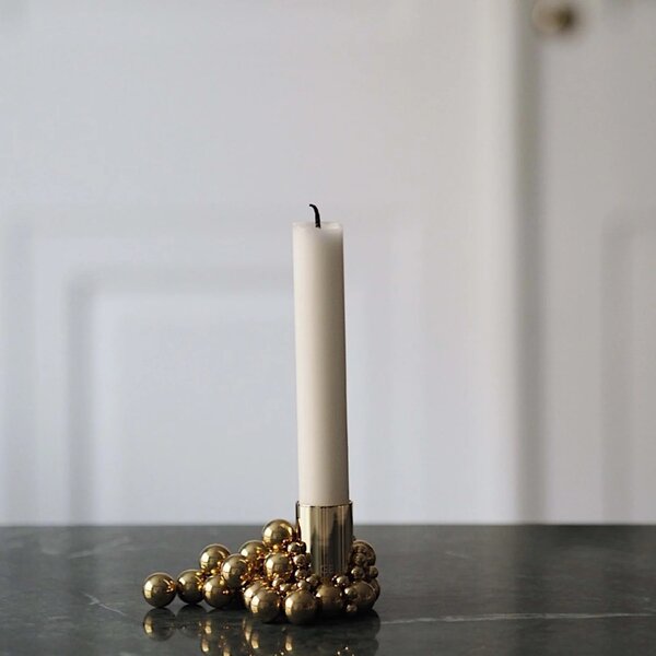 Magnetický svícen Molekyl 1 – Brass