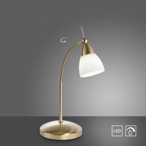 Paul Neuhaus 4001-60 - LED Stmívatelná stolní lampa PINO 1xG9/3W/230V zlatá