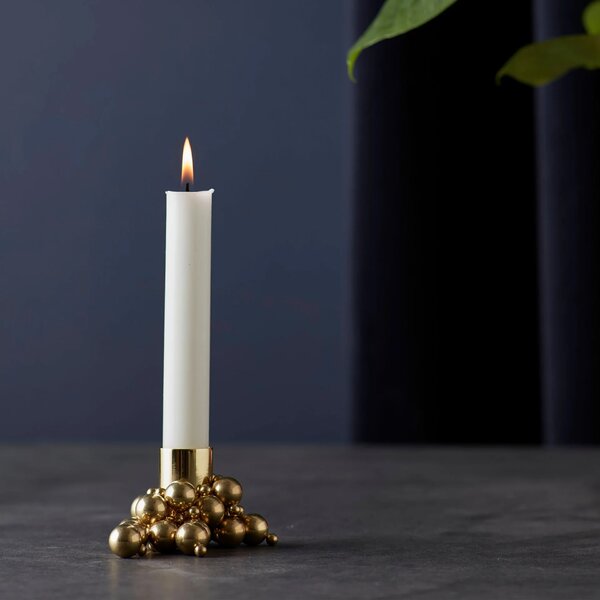 Magnetický svícen Molekyl 1 – Brass