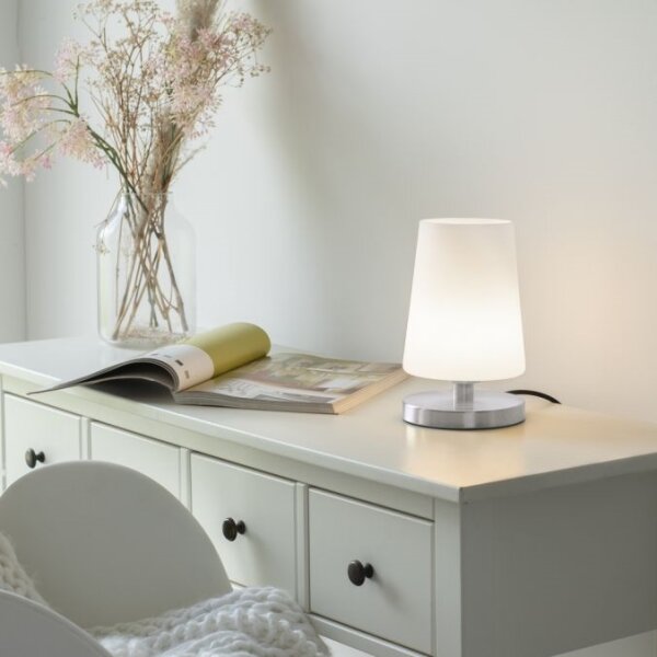 Paul Neuhaus 4146-55-LED Stmívatelná stolní lampa SONJA 1xG9/3W/230V matný chrom