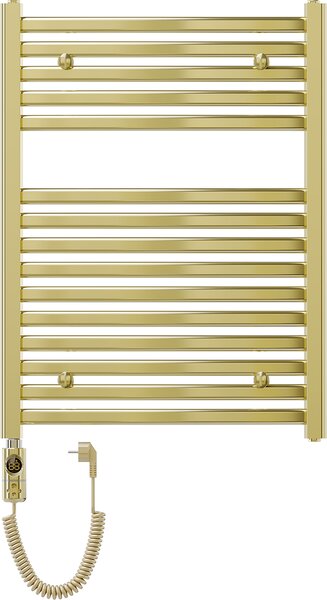 Mexen Helios, elektrické topné těleso 800 x 600 mm, 600 W, zlatá lesklá, W103-0800-600-2600-50