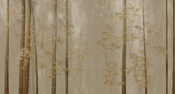 Fototapety Béžový bambus s tenkými stonky, Fototapety les, Fototapety bambus, w05120v2 : uwalls.cz