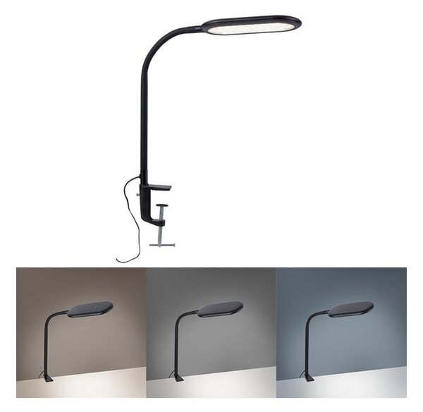 Leuchten Direkt 14404-18-LED Stmívatelná stolní lampa s klipem KELLY LED/7W/230V