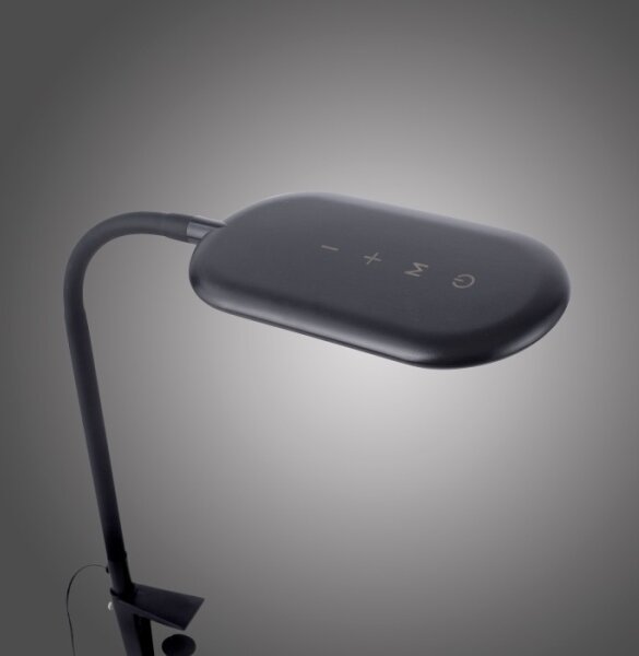 Leuchten Direkt 14404-18-LED Stmívatelná stolní lampa s klipem KELLY LED/7W/230V