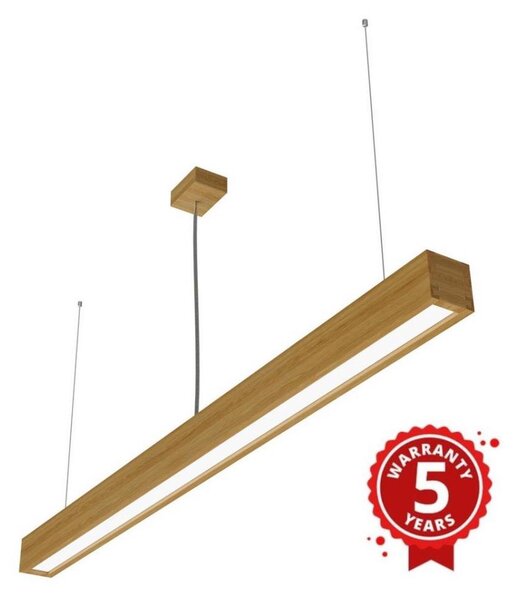 APLED - LED Lustr na lanku LOOK LED/48W/230V 4000K 150 cm dub