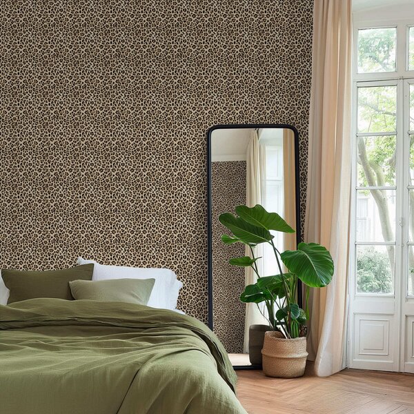 Tapety Leopardí vzor se skvrnami na světlém pozadí, Tapety jedinečné, a01151 : uwalls.cz