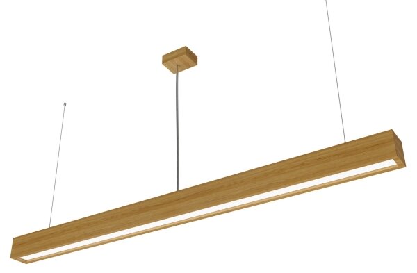 APLED - LED Lustr na lanku LOOK LED/48W/230V 4000K 150 cm dub