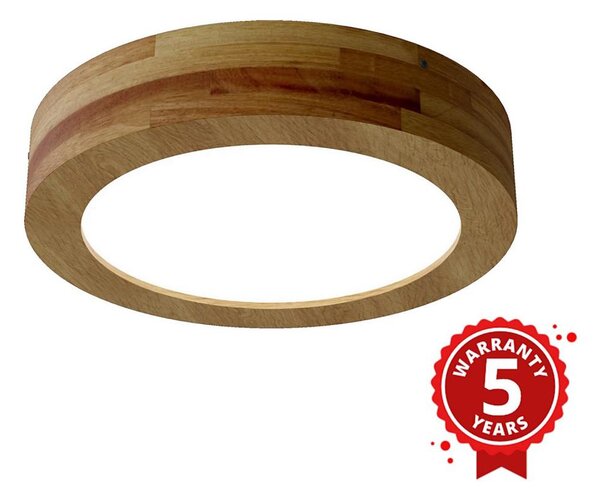 APLED - LED Stropní svítidlo RONDO LED/24W/230V pr. 30 cm dub