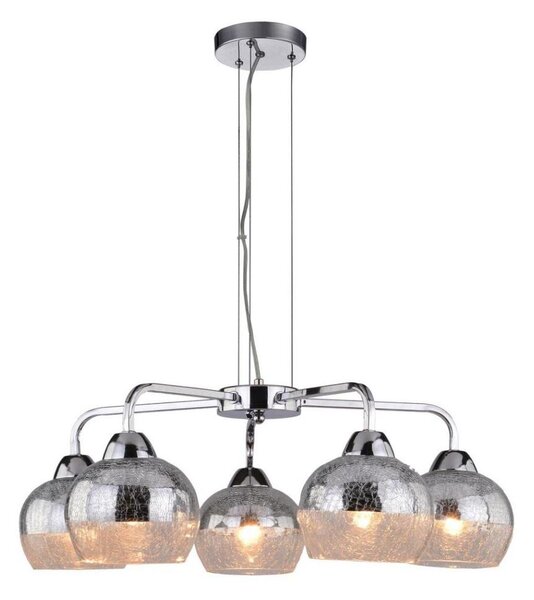 Lustr na lanku CROMINA 5xE27/60W/230V