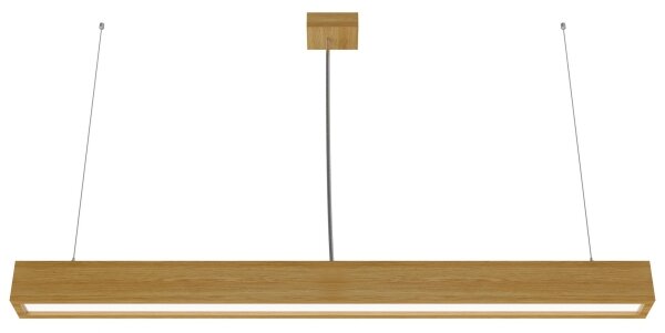 APLED - LED Lustr na lanku LOOK LED/36W/230V 4000K 120 cm dub