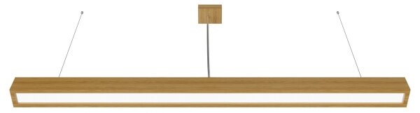 APLED - LED Lustr na lanku LOOK LED/48W/230V 4000K 150 cm dub
