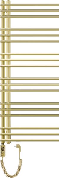 Mexen Neptun, elektrické topné těleso 1200 x 500 mm, 600 W, zlatá lesklá, W101-1200-500-2600-50