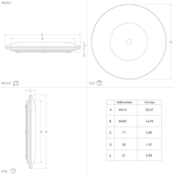 Eglo 900501 - LED Stropní svítidlo NIEVES LED/30,8W/230V