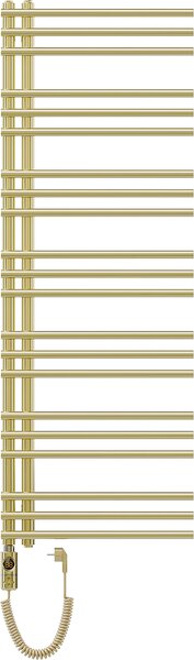 Mexen Neptun, elektrické topné těleso 1400 x 500 mm, 600 W, zlatá lesklá, W101-1400-500-2600-50