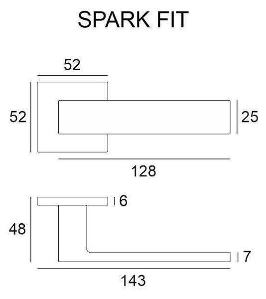 Klika Spark Fit - antracit