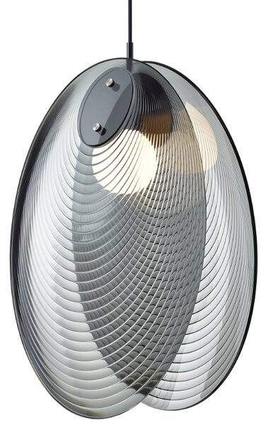 Bomma Luxusní LED závěsné svítidlo Ama opened bez baldachýnu Barva skla: Bronzová matná