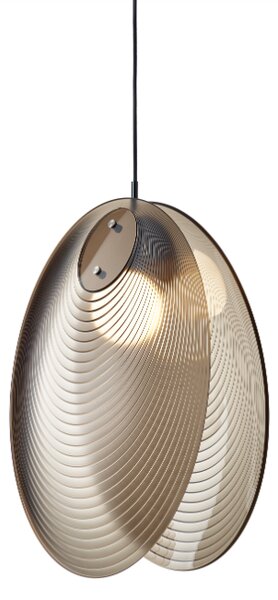Bomma Luxusní LED závěsné svítidlo Ama opened bez baldachýnu Barva skla: Bronzová matná