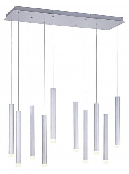 Leuchten Direkt 15206-95 - LED Lustr na lanku BRUNO 10xLED/4,8W/230V