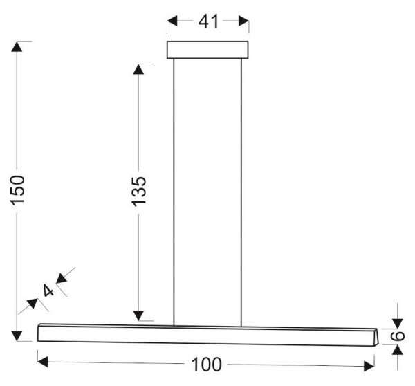 LED Lustr na lanku COCONUT LED/28W/230V
