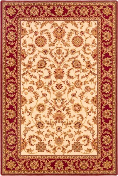 Vlněný koberec Agnella Isfahan Anafi Jantarový Rozměr: 80x120 cm
