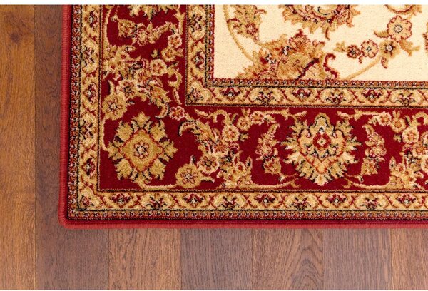 Vlněný koberec Agnella Isfahan Anafi Jantarový Rozměr: 80x120 cm